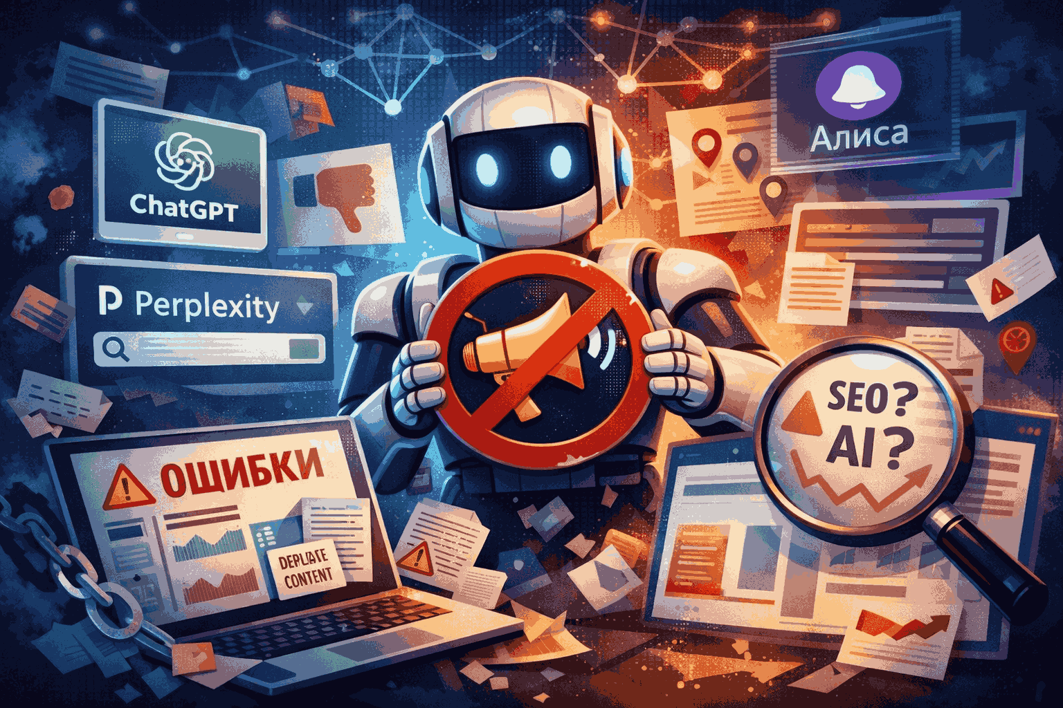 10 ошибок, из-за которых бренд не попадает в ответы нейросетей