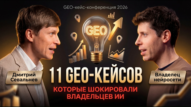 GEO-кейс-конференция 2026: 11 GEO-кейсов, которые хакнули ответы ИИ (Алиса, ChatGPT, Gemini)